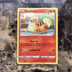 Pokemon Card Growlithe 4/15 McDonald’s 2022 Confetti Holo Promo Happy Meal